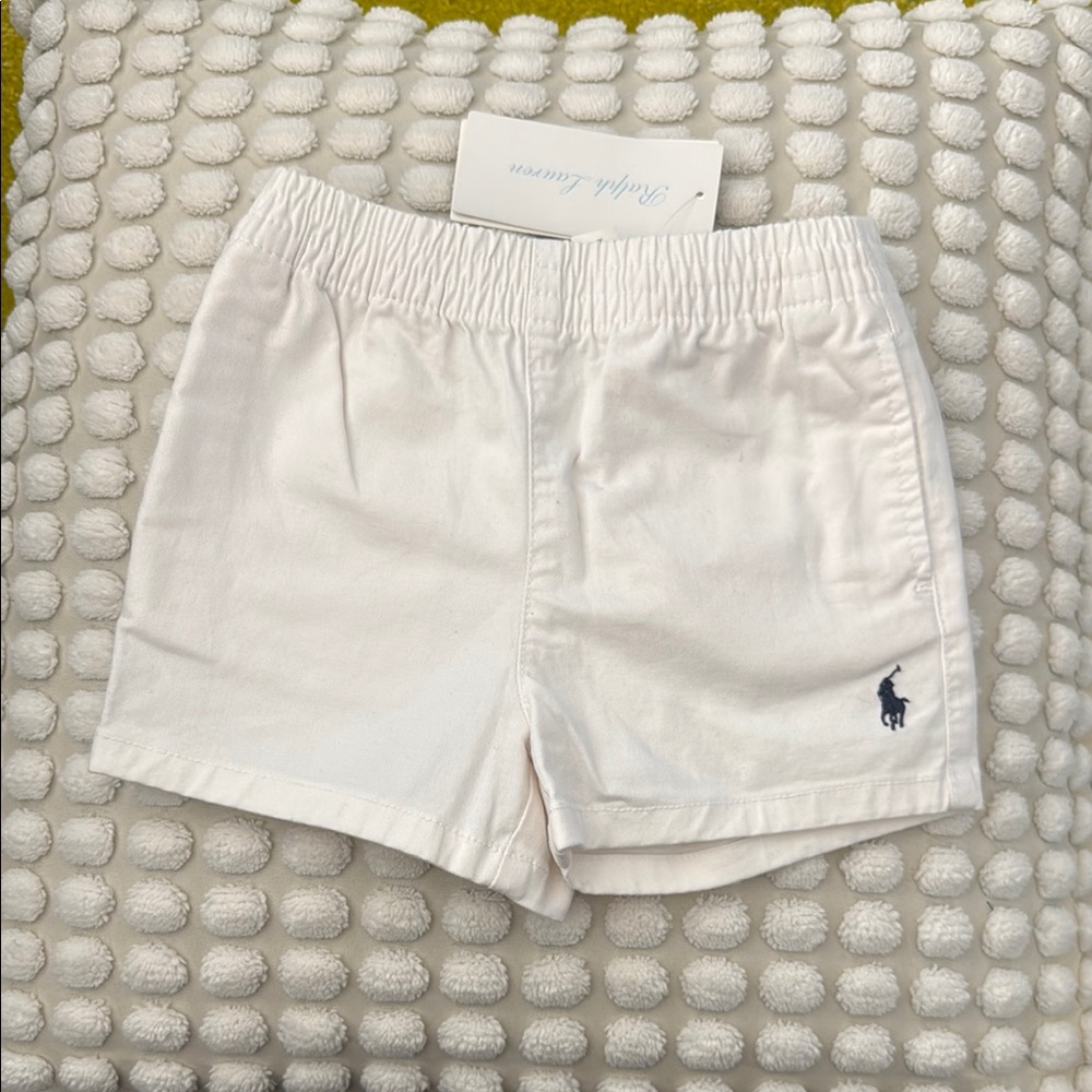 Ralph Lauren Kids White Shorts